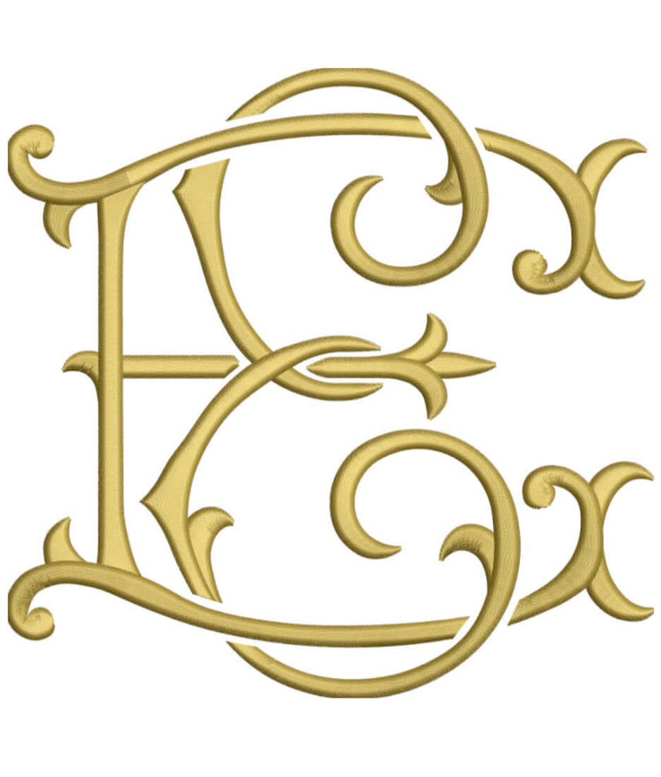 Monogram Couture EE for Embroidery