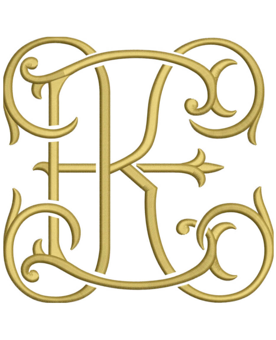 Monogram Couture EK for Embroidery