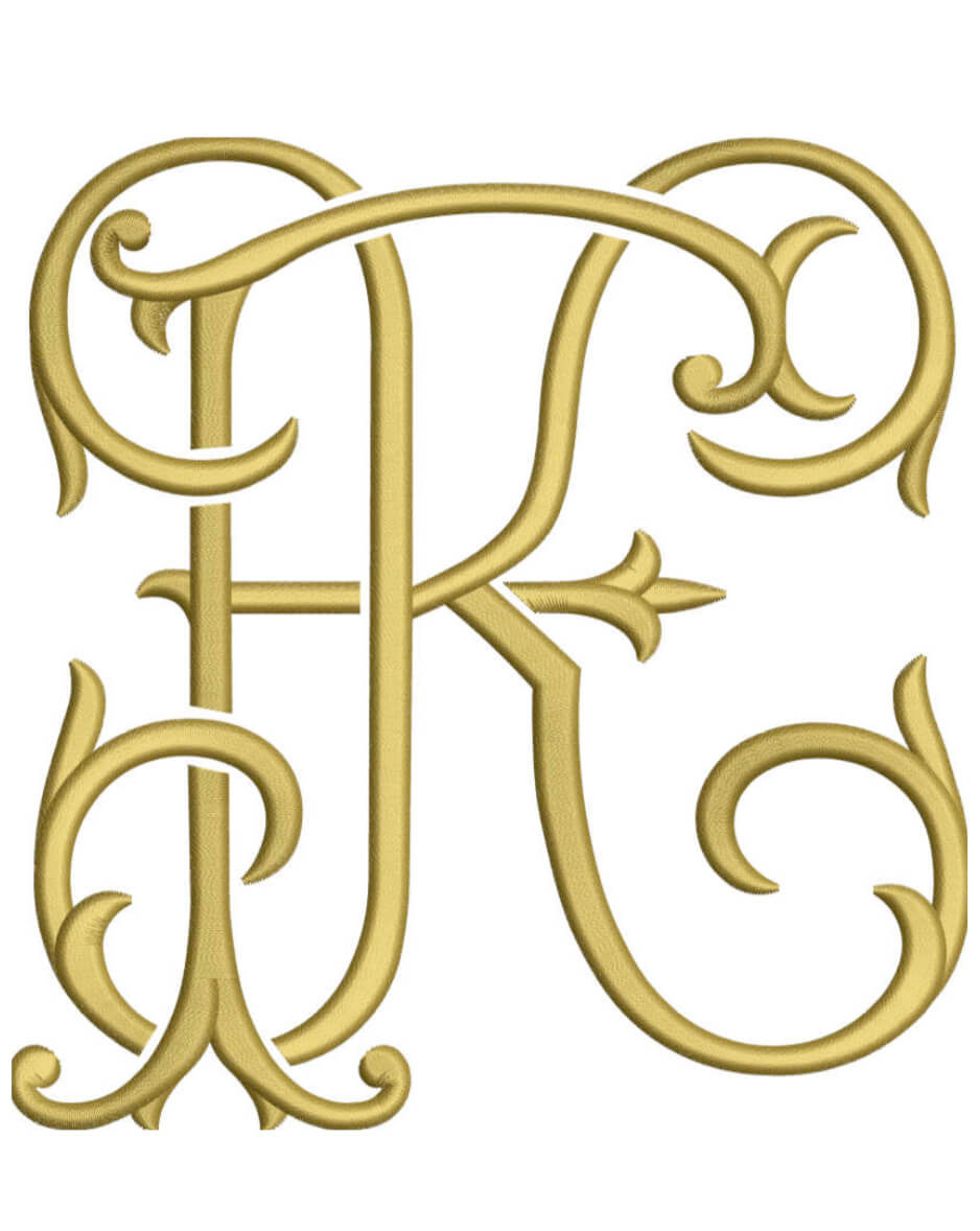 Monogram Couture FK for Embroidery