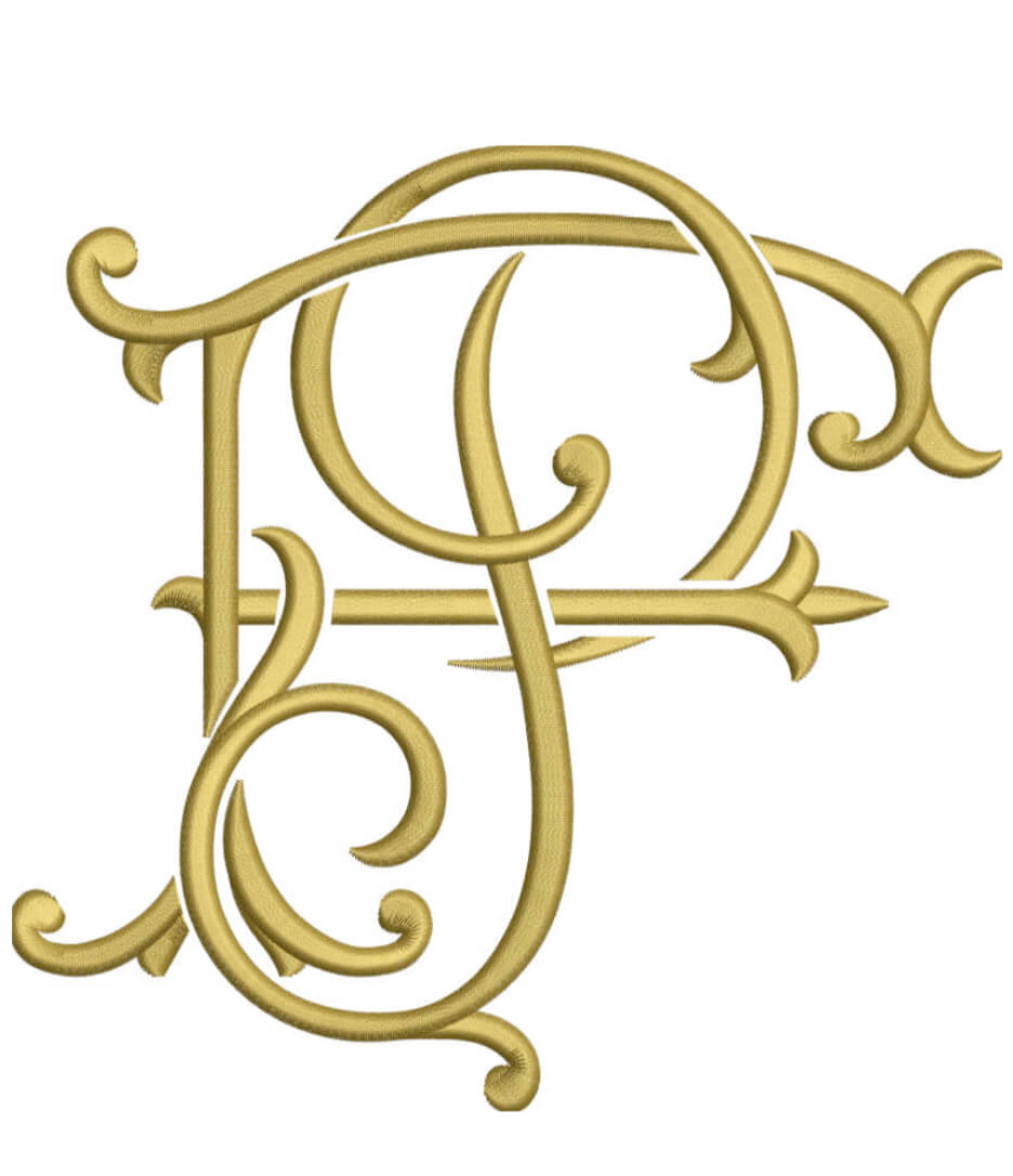 Monogram Couture FP for Embroidery
