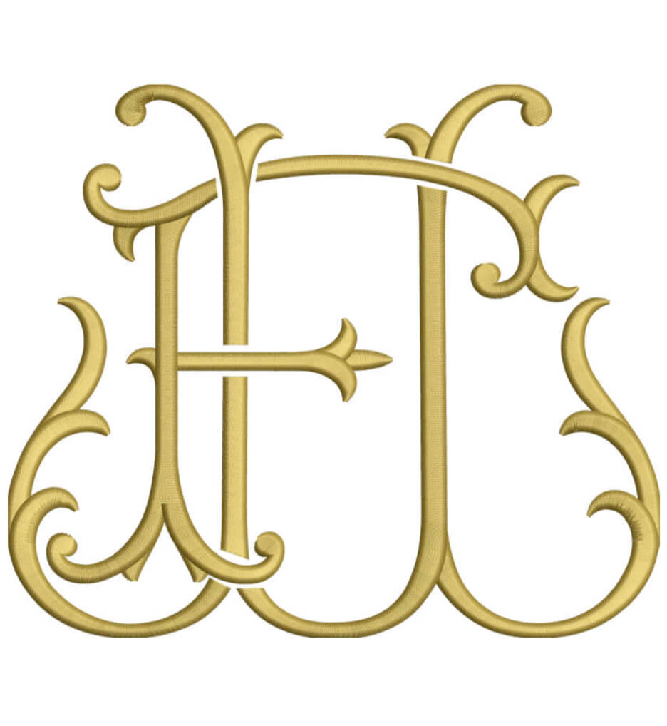 Monogram Couture FU for Embroidery