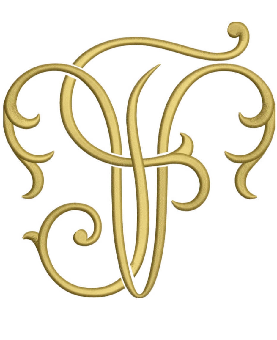 Shuler Monogram F Monogram Couture FV for Embroidery – Shuler Studio