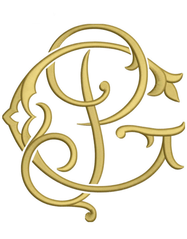 Letter P for embroidery – Shuler Studio