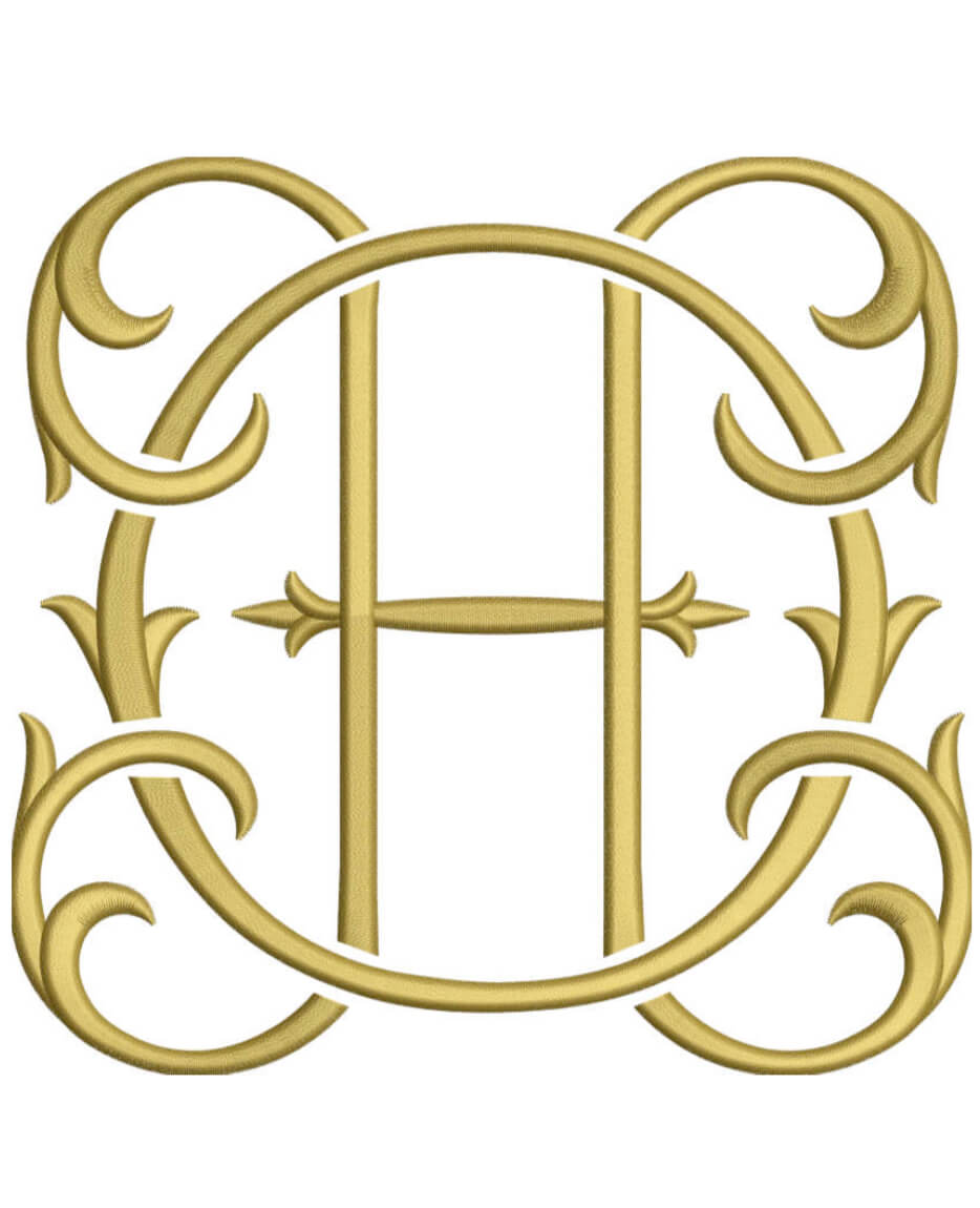 Monogram Couture HO for Embroidery