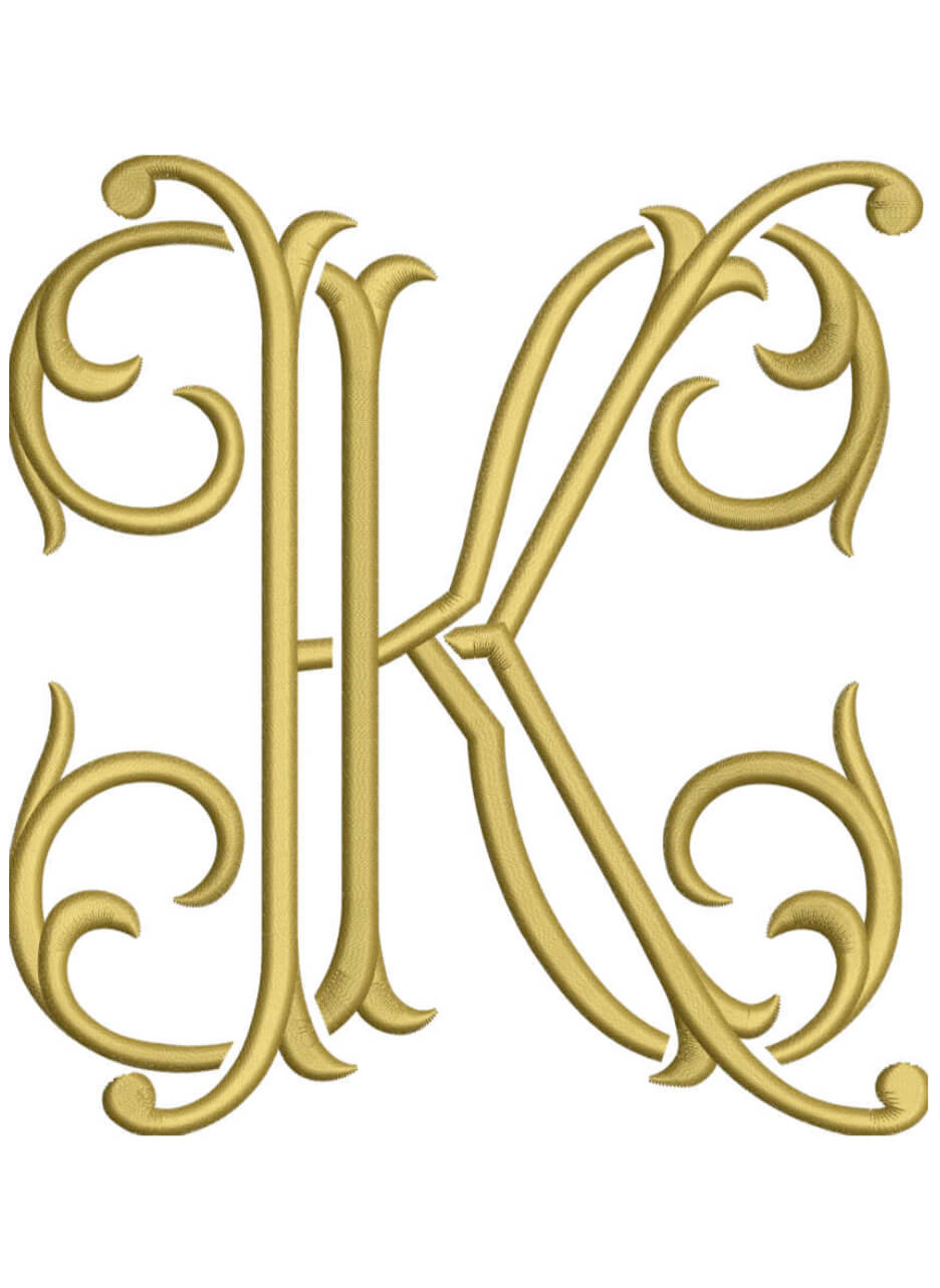 Monogram Couture KK for Embroidery
