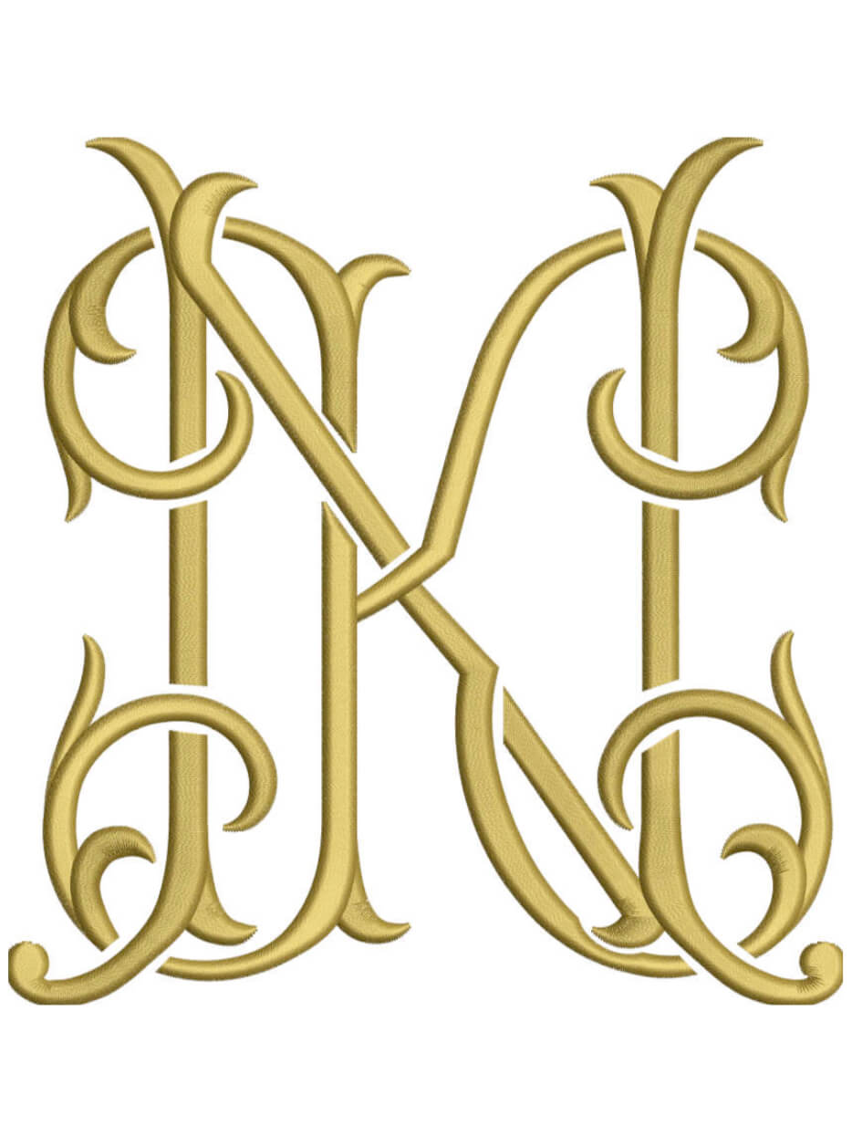 Monogram Couture KN for Embroidery