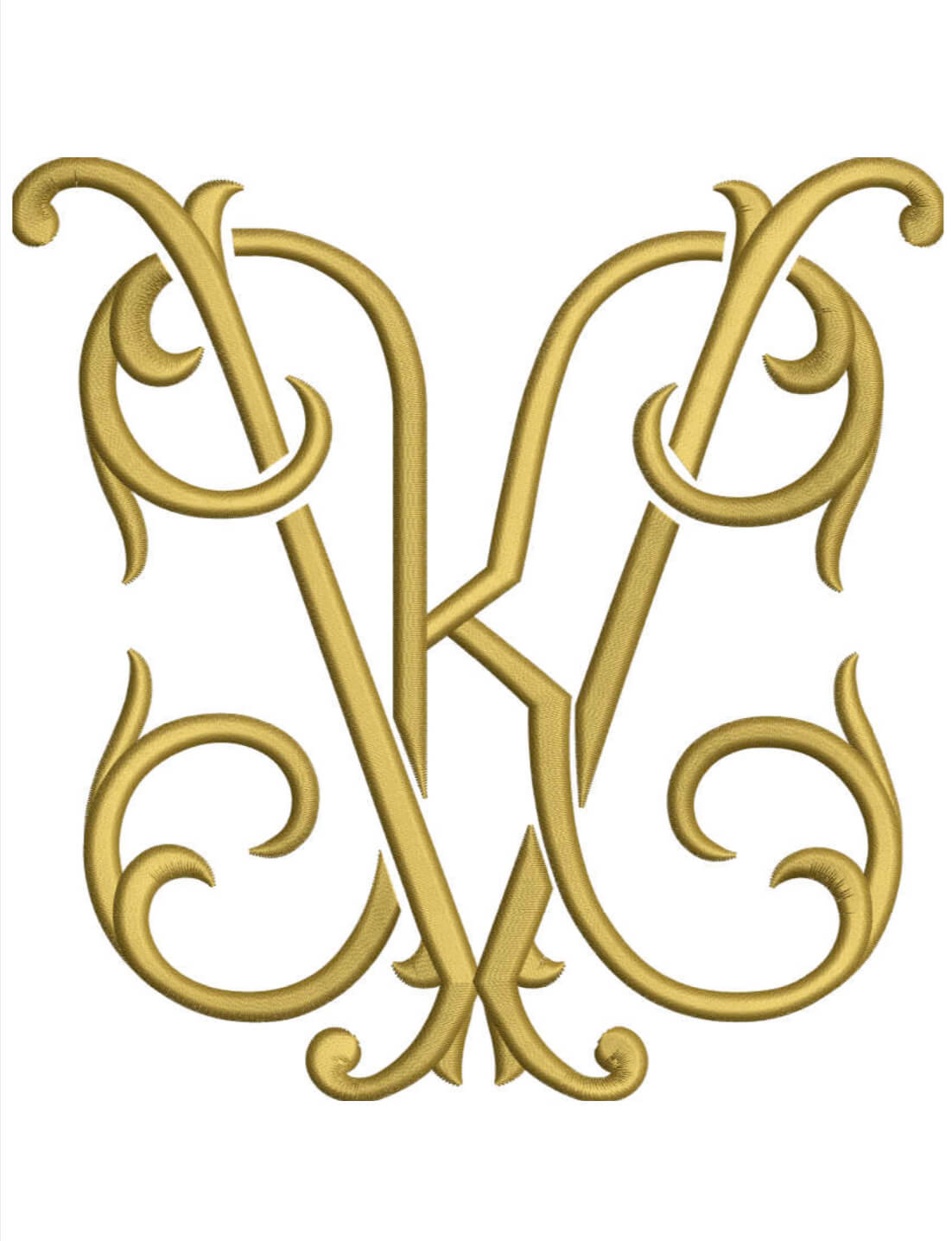 Monogram Couture KV for Embroidery
