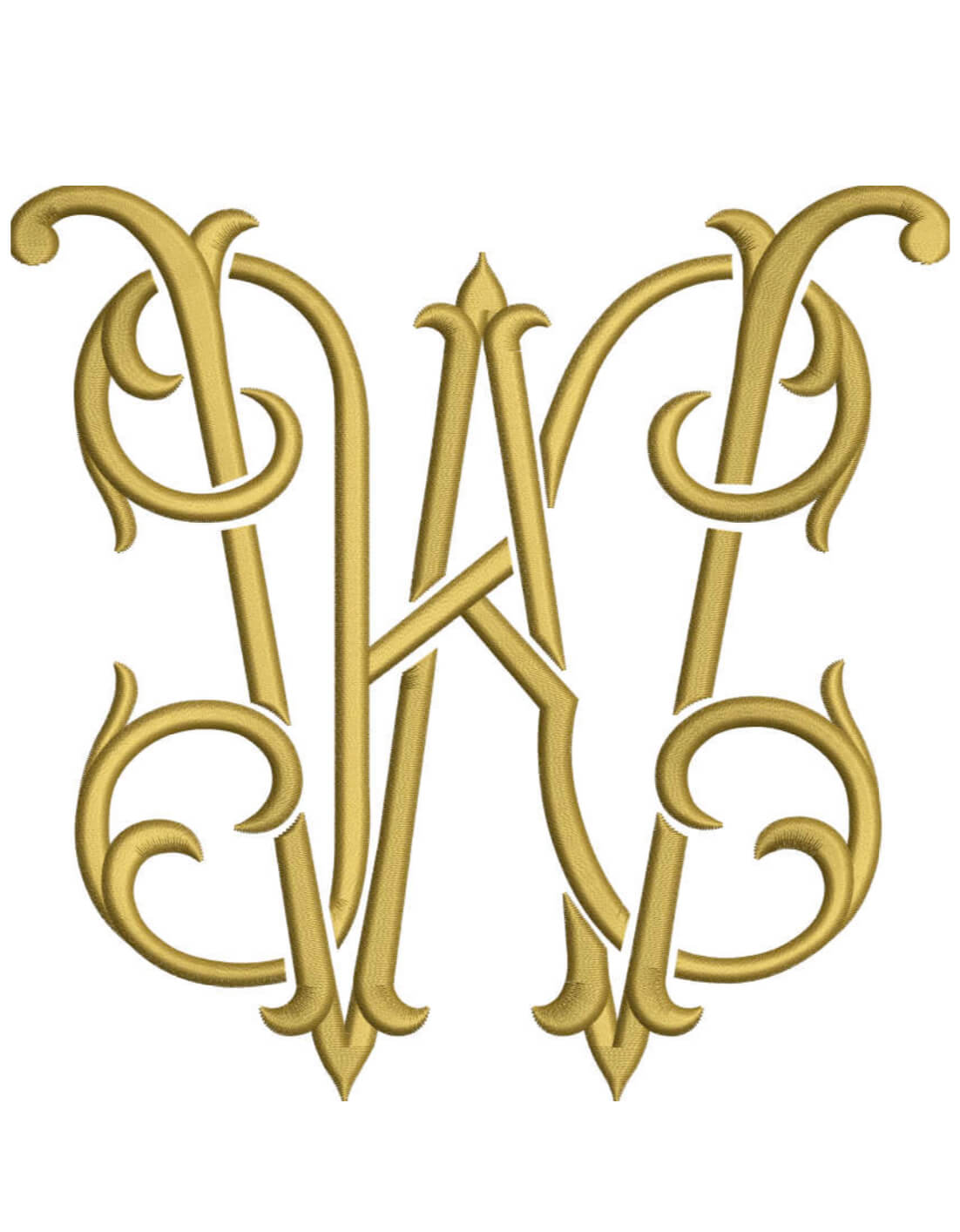 Monogram Couture KW for Embroidery