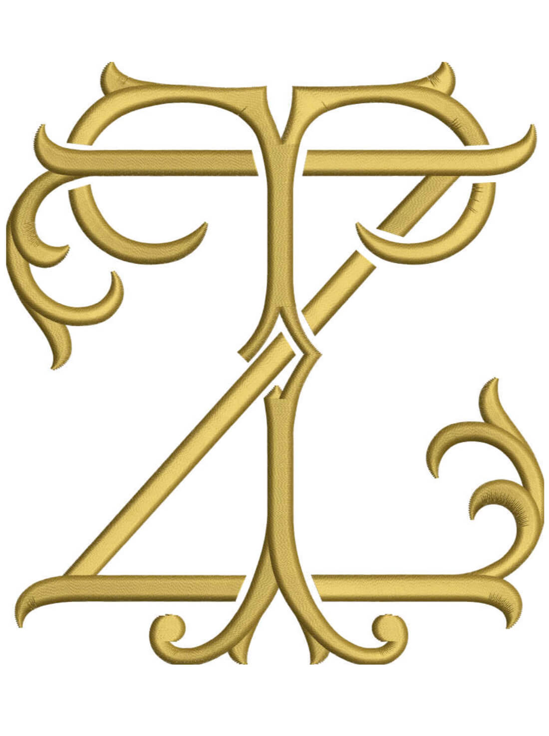 Monogram Couture TZ for Embroidery