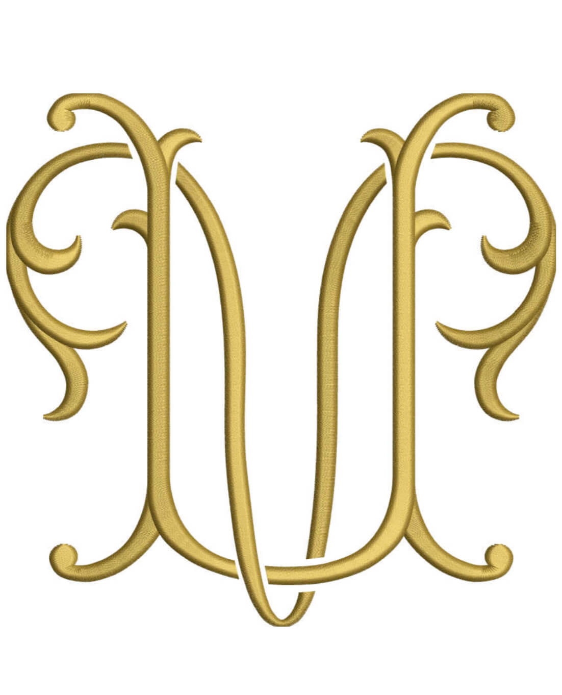 Monogram Couture UV for Embroidery
