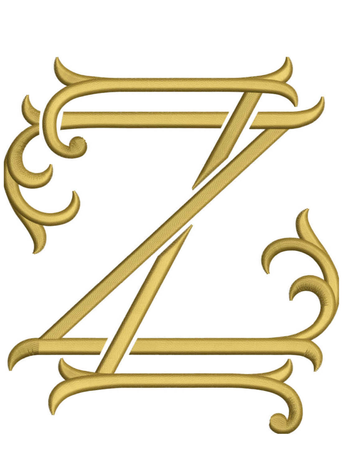 Monogram Couture ZZ for Embroidery