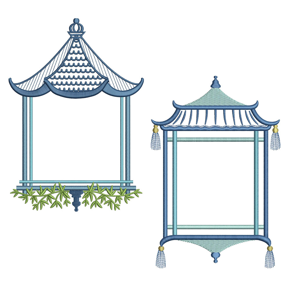 Pagoda Package for Embroidery