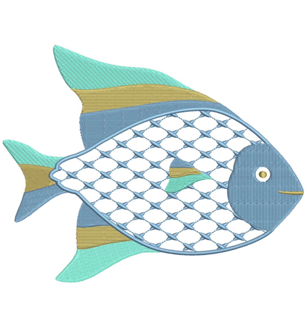 Chic Fish for Embroidery