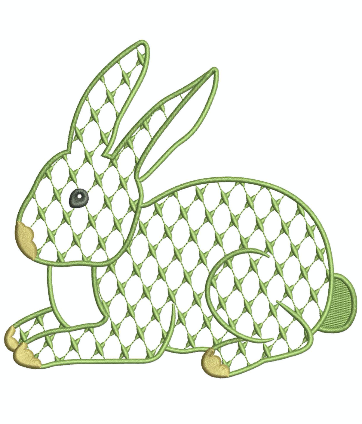 Chic Bunny Hunch for Embroidery
