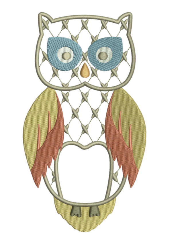 Chic Owl for Embroidery