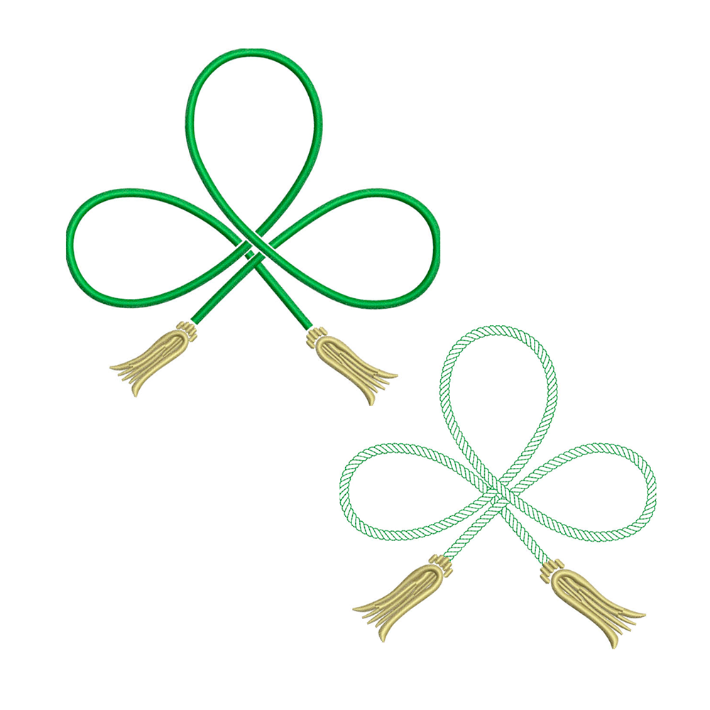 Shamrock Tassels for Embroidery