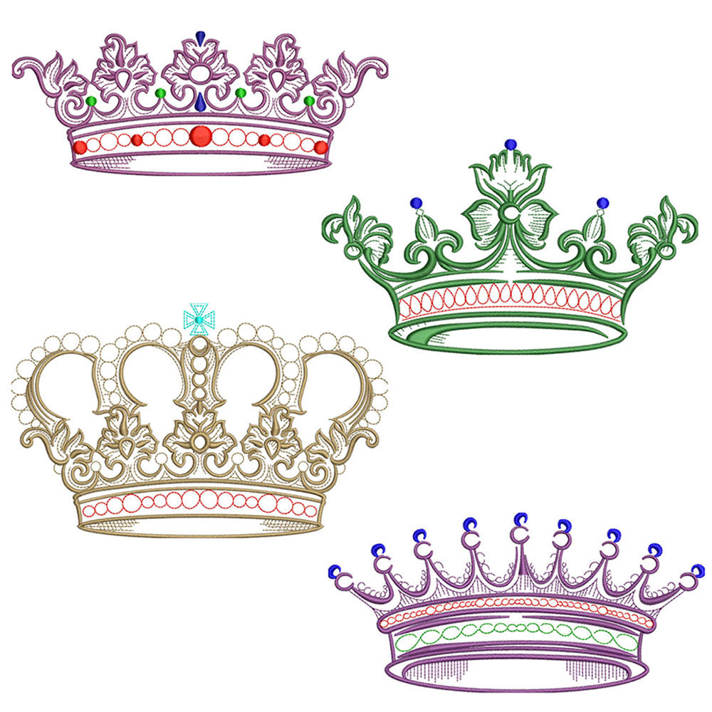 Sussex Crowns for Embroidery
