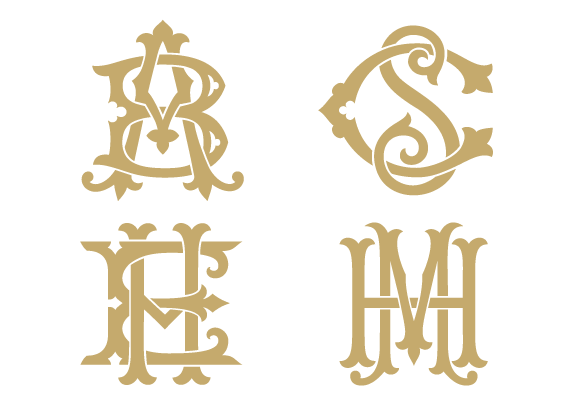 Interlocking Monogram Font Vine Monogram Font Embroidery Font | Home